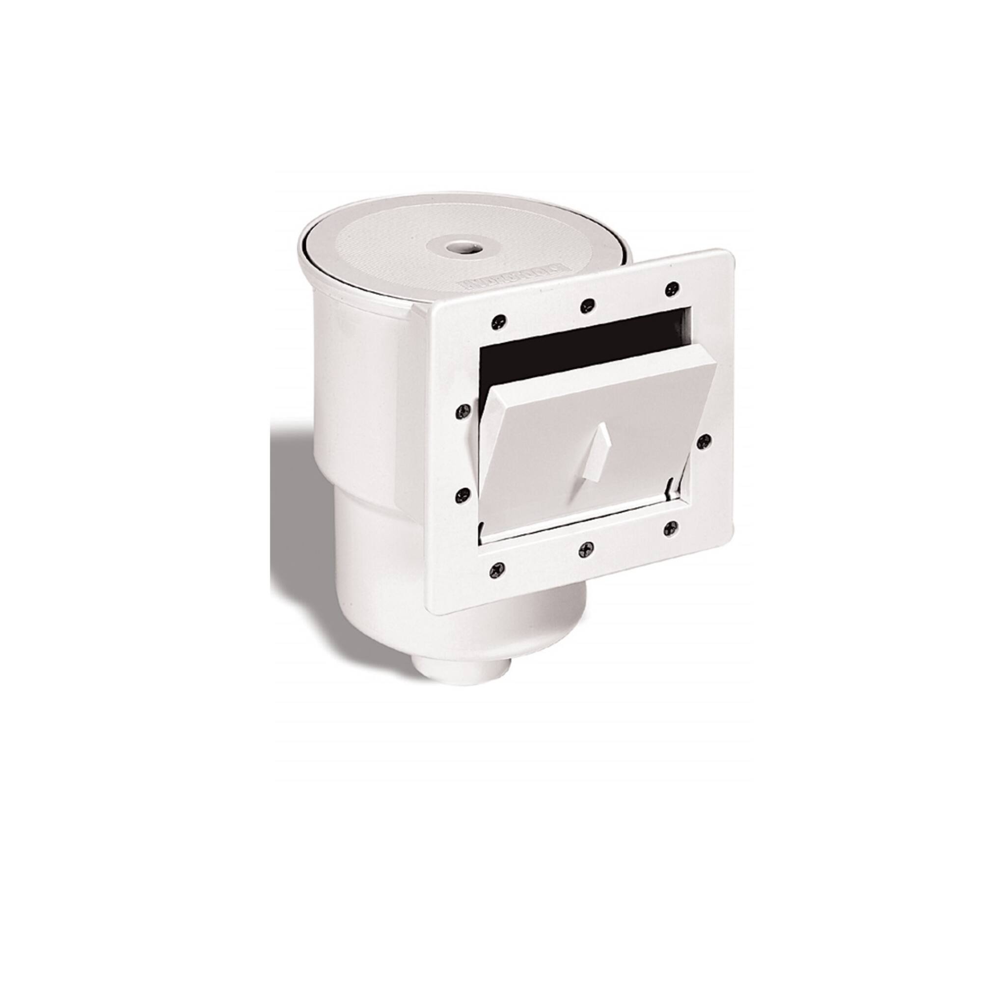 Swim Central HydroTools 11.5" White Above-Ground Swimming Pool ABS Thru-Wall Skimmer